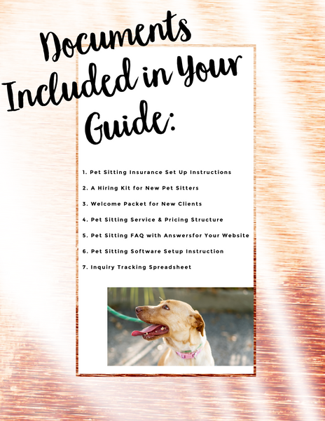 Guide to Starting Your Own Pet Sitting Business